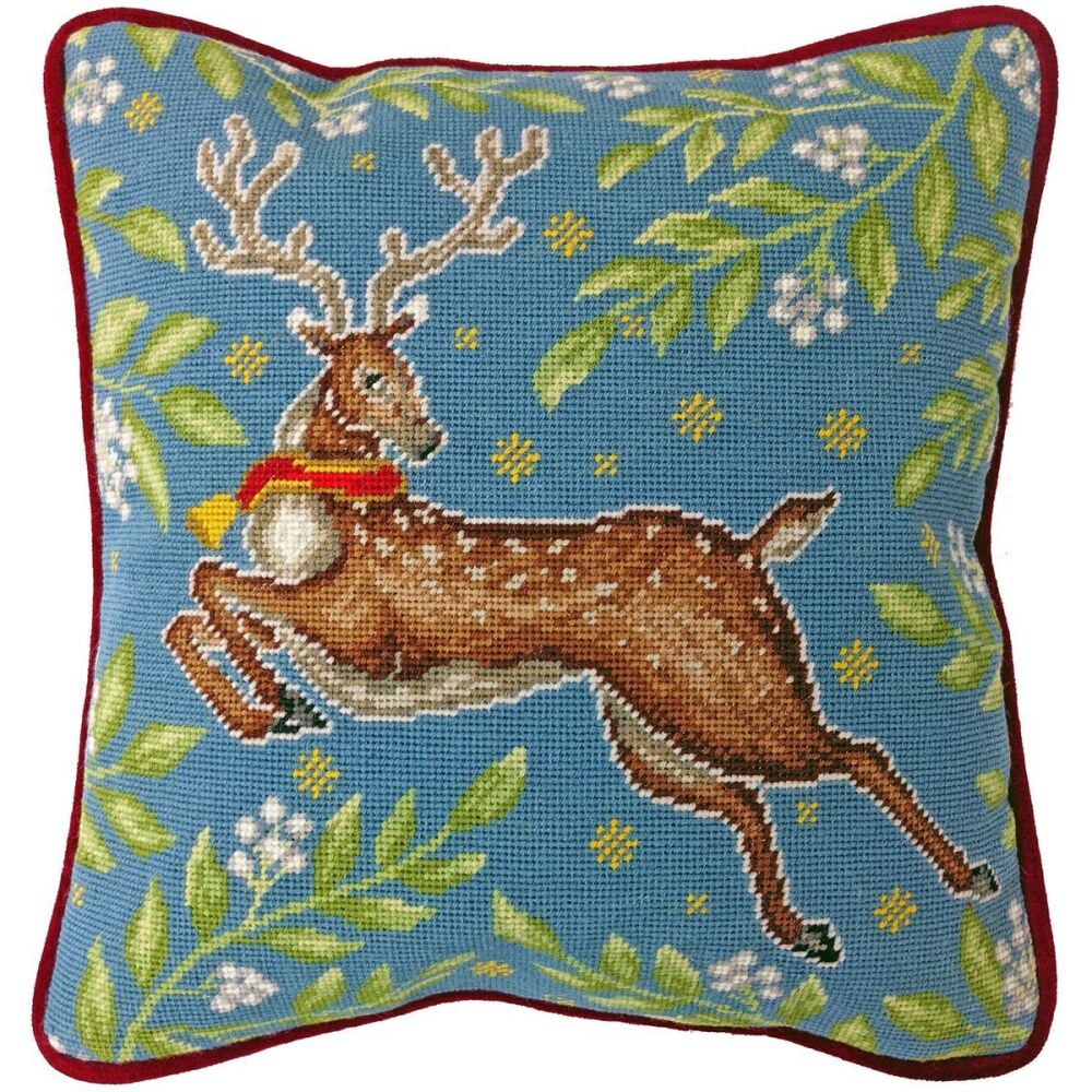 Sleigh Bells Deer Tapestry Kit - Bothy Threads