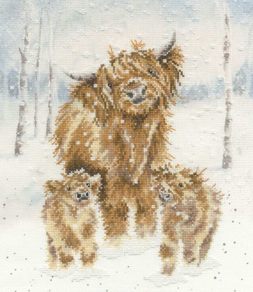 Highland Cow Christmas - Hannah Dale Cross Stitch