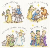 Little Donkey Christmas Cross Stitch - Bothy Threads