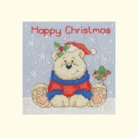 Polar Bear Pals Cross Stitch Card - Bothy Threads