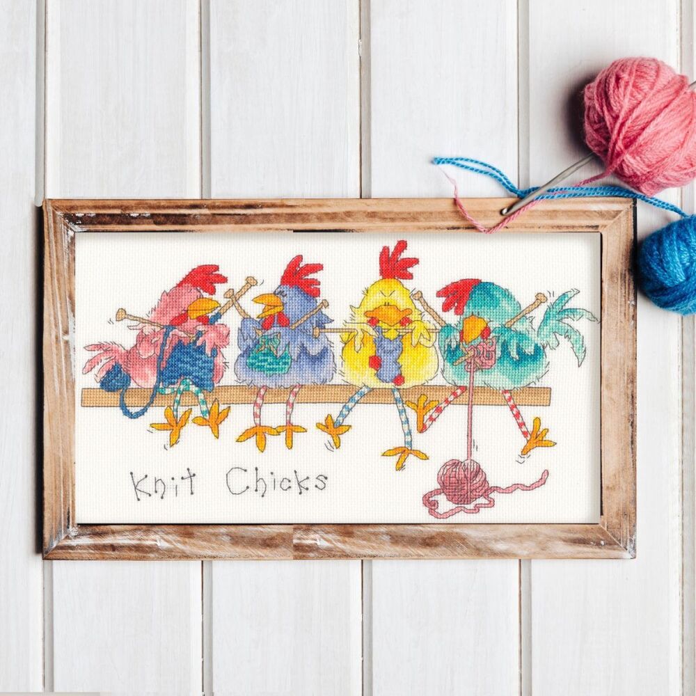 Knit Chicks - Margaret Sherry Cross Stitch