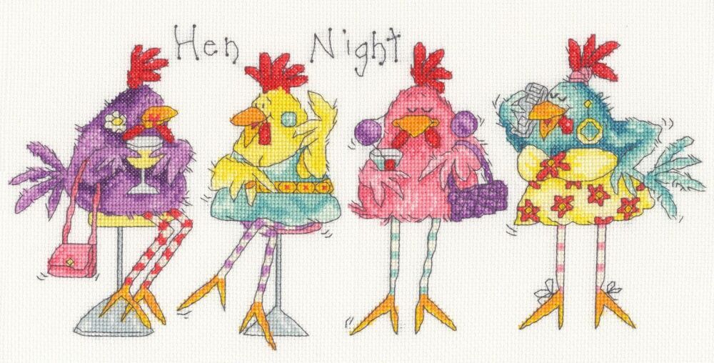 Hen Night - Margaret Sherry Cross Stitch