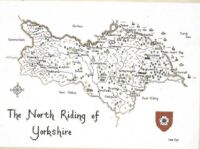 Yorkshire - North Riding Map Cross Stitch CHART ONLY