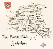 Yorkshire - East Riding Map Cross Stitch CHART ONLY