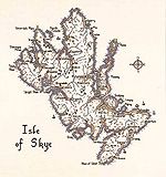 Isle of Skye - Map Cross Stitch CHART ONLY