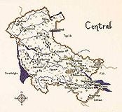 Central, Scotland - Map Cross Stitch CHART ONLY