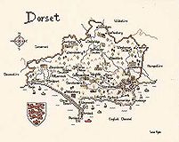 Dorset - Map Cross Stitch CHART ONLY