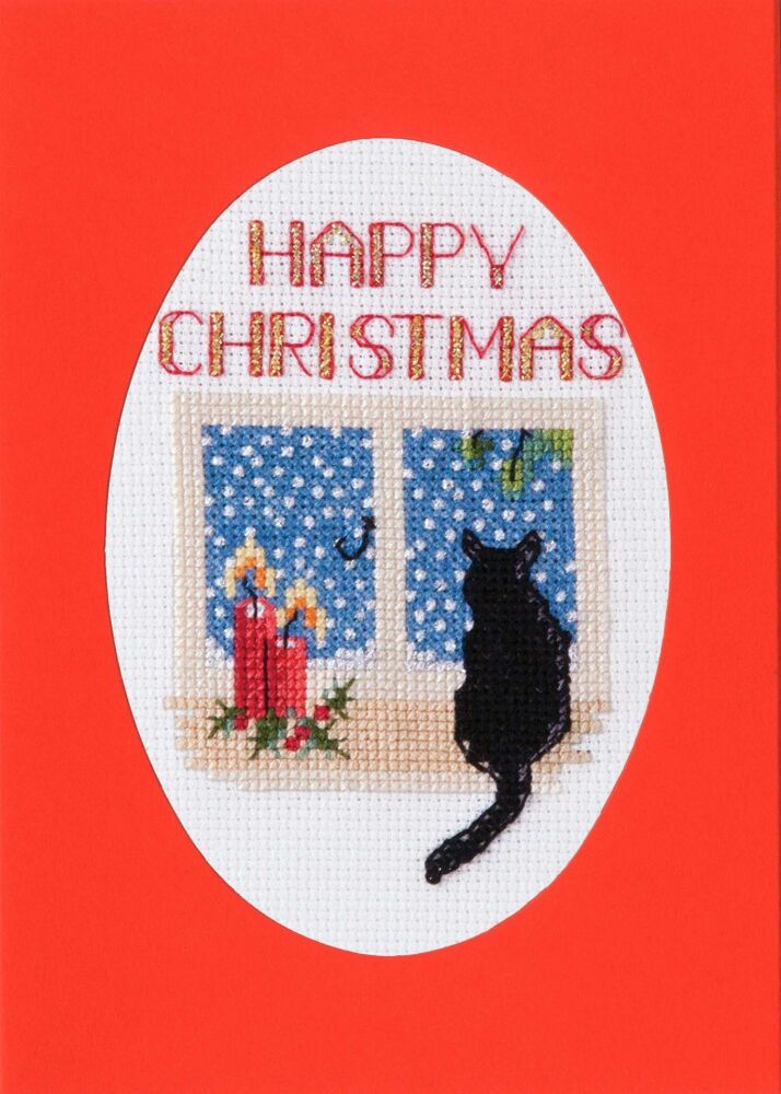 Christmas Cat - Christmas Card