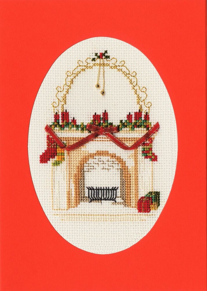 Fireplace - Christmas Card