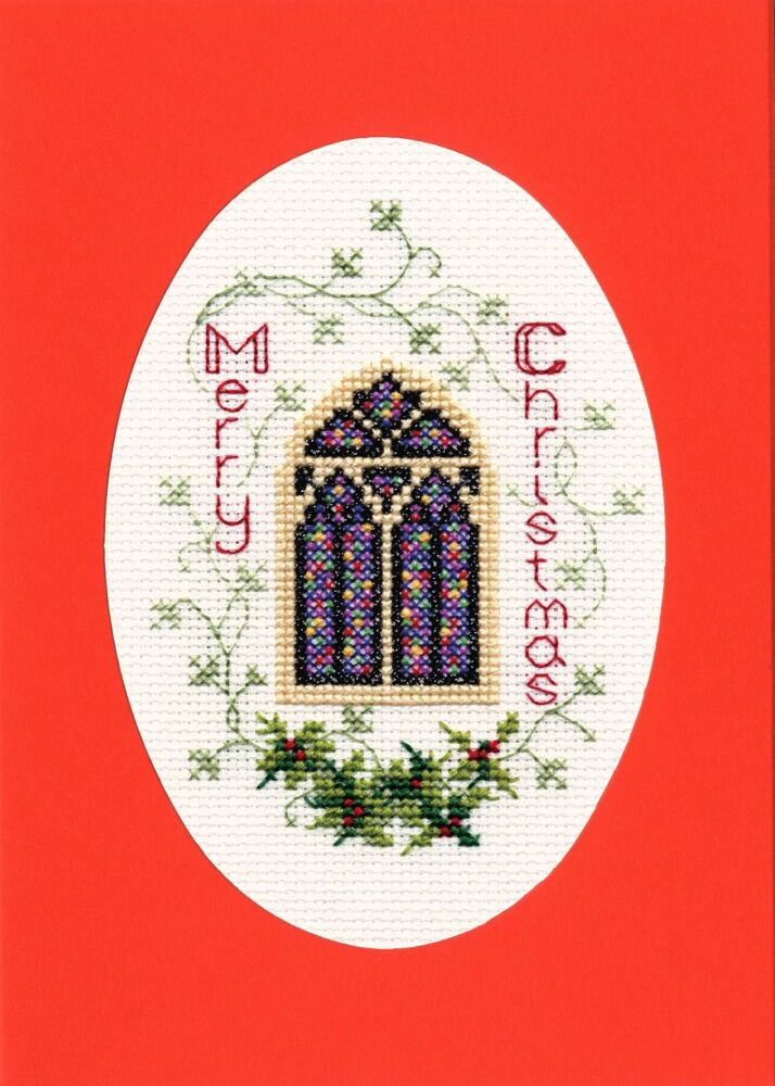 Stained Glass Window - Christmas Card