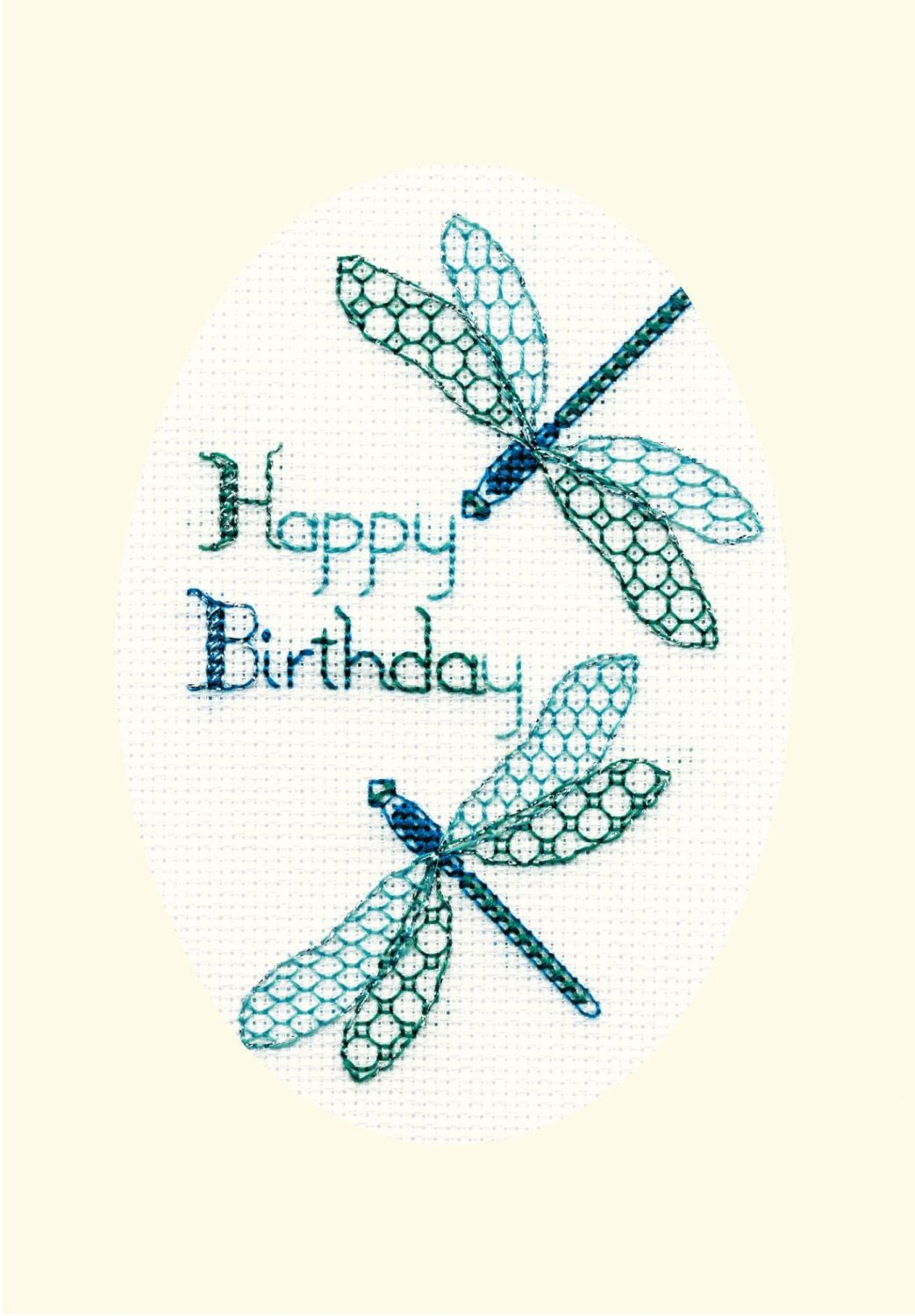 Dragonfly - Birthday Cross Stitch Card Kit
