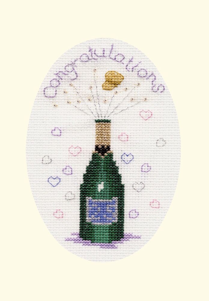 Champagne Congratulations Card Kit