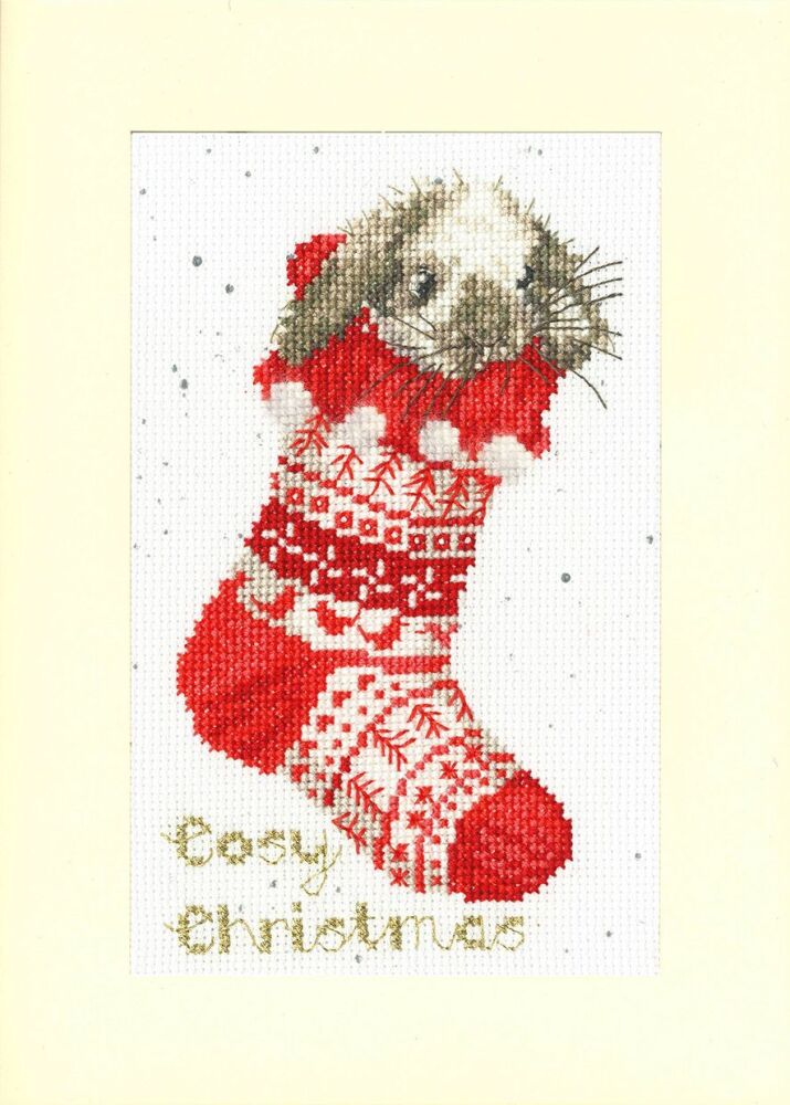 Cosy Christmas Cross Stitch Card