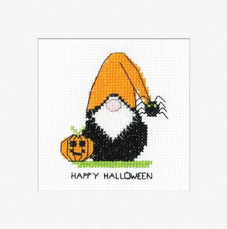 Pumplin Halloween Cross Stitch Card Kit