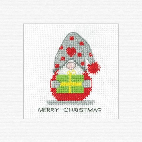 Christmas Gift Cross Stitch Card Kit