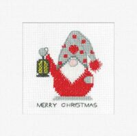 Christmas Lantern Gonk Cross Stitch Card Kit