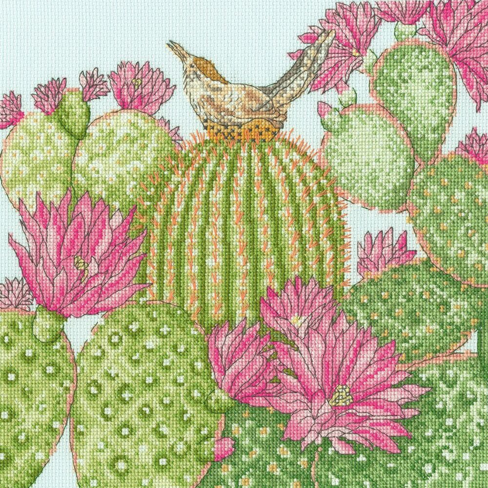 Cactus Garden Cross Stitch