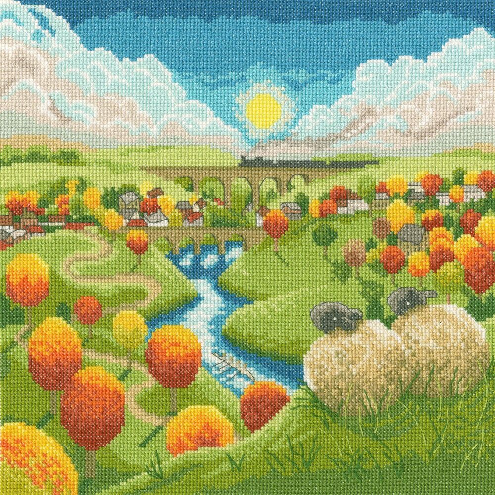 Watching the World Go By - Lucy Pittaway Cross Stitch