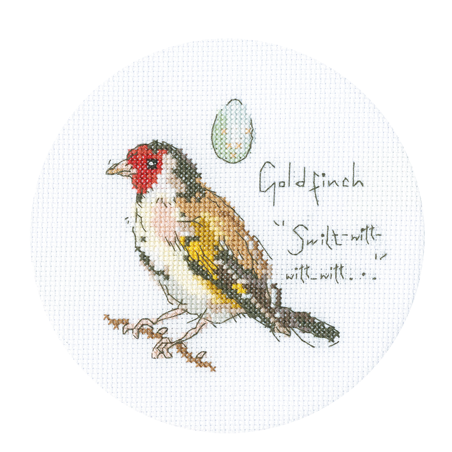 Little Goldfinch Cross Stitch -  Madeleine Floyd