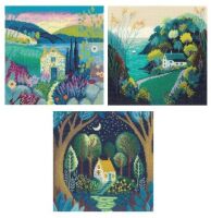 Three Cross Stitch designs by Mel Rodicq