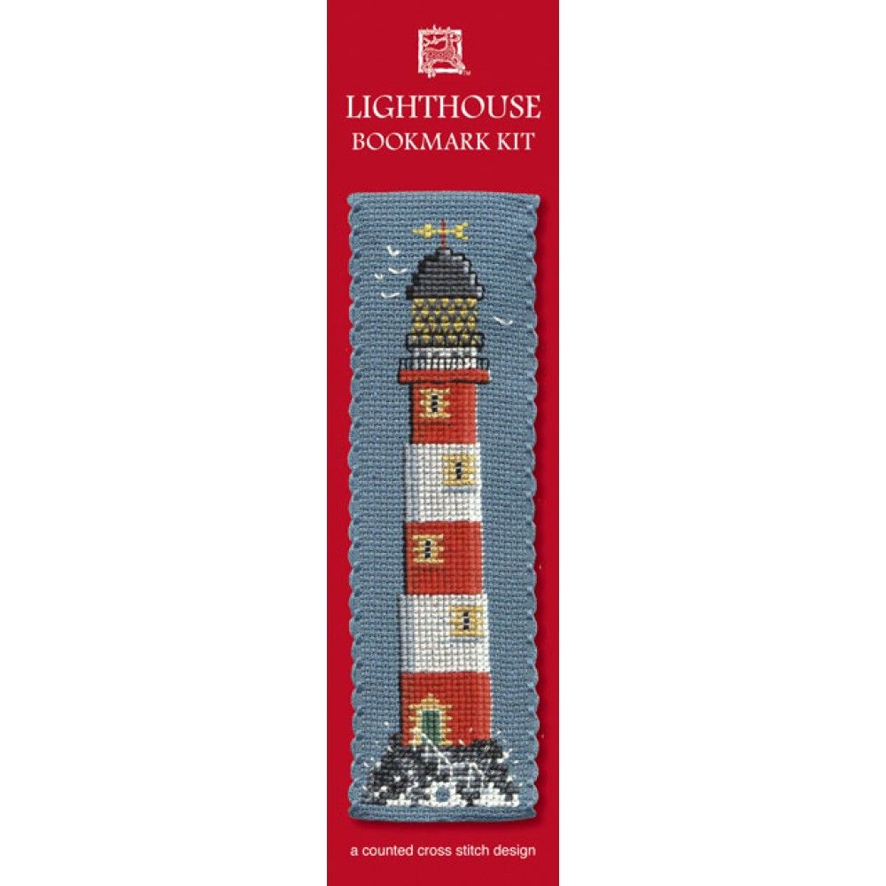 Lighthouse Bookmark Cross Stitch