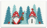 Winter Wonderland Gonks Cross Stitch