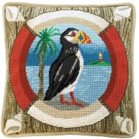 Land Ho Puffin Tapestry - Bothy Threads