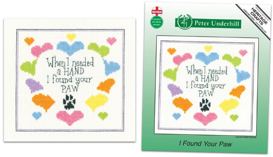 I Found Your Paw Cross Stitch - Peter Underhill