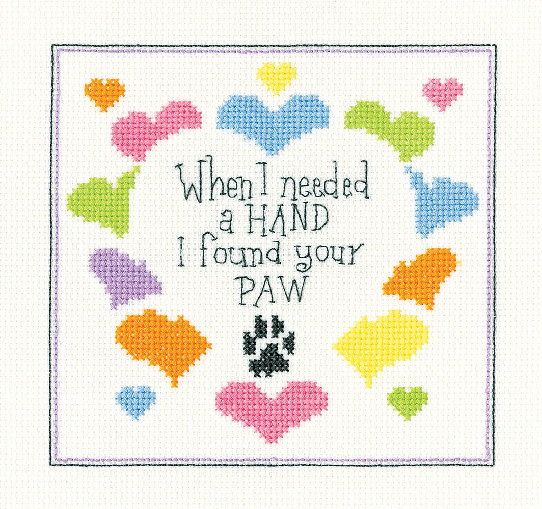 I Found Your Paw Cross Stitch - Peter Underhill