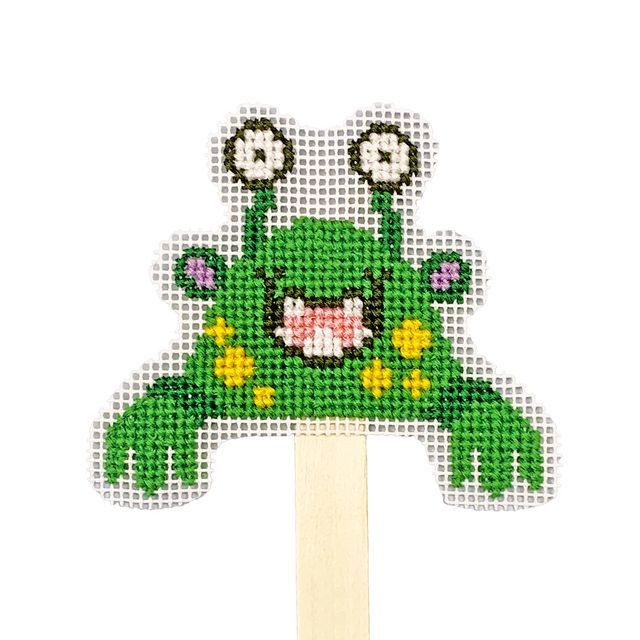 Mini Monster Gus Cross Stitch Bookmark - Ages 6-10