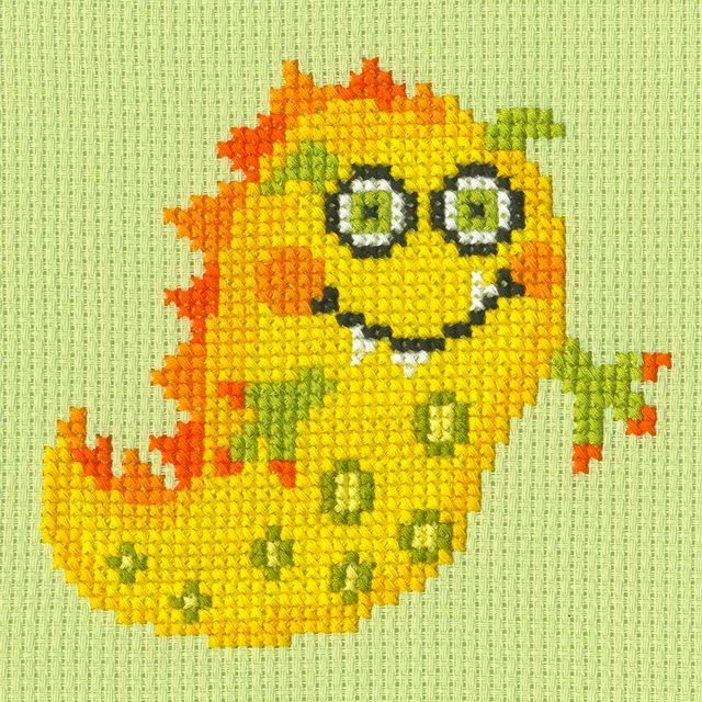 Massive Monster Yazz Cross Stitch - Ages 8-12