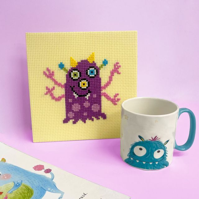 Massive Monster Perry Cross Stitch - Ages 8-12