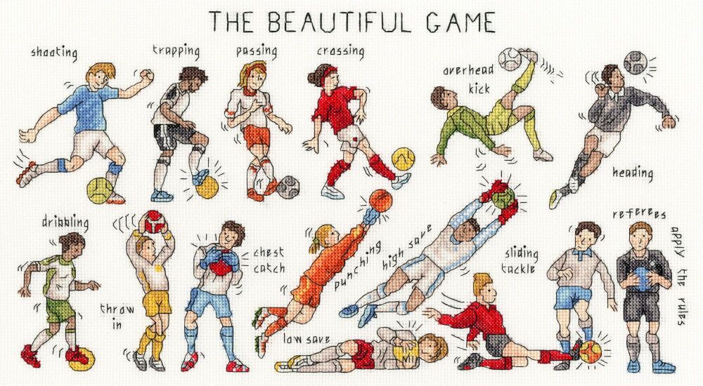 The Beautiful Game - Euros 2024 -  Bothy Threads