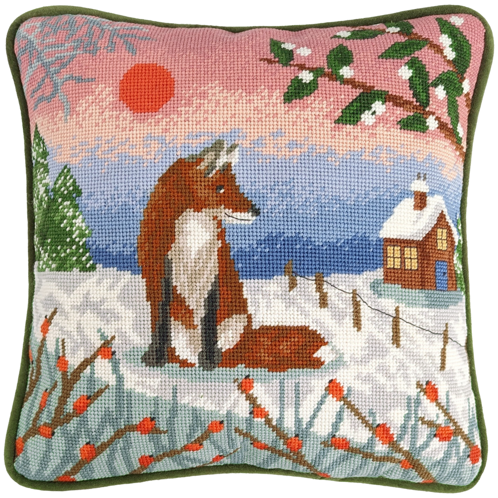 A Winter's Tale Fox Tapestry Kit - Bothy Threads