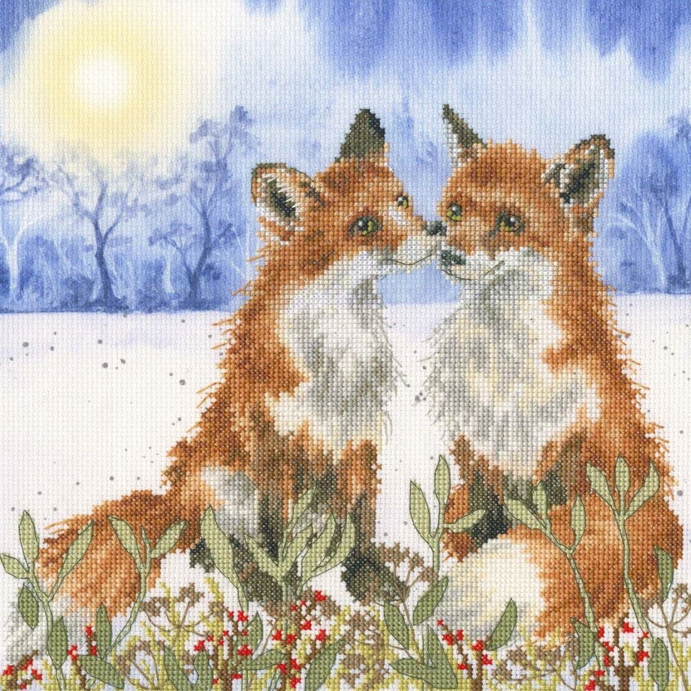 Winter Solstice Fox - Hannah Dale Cross Stitch