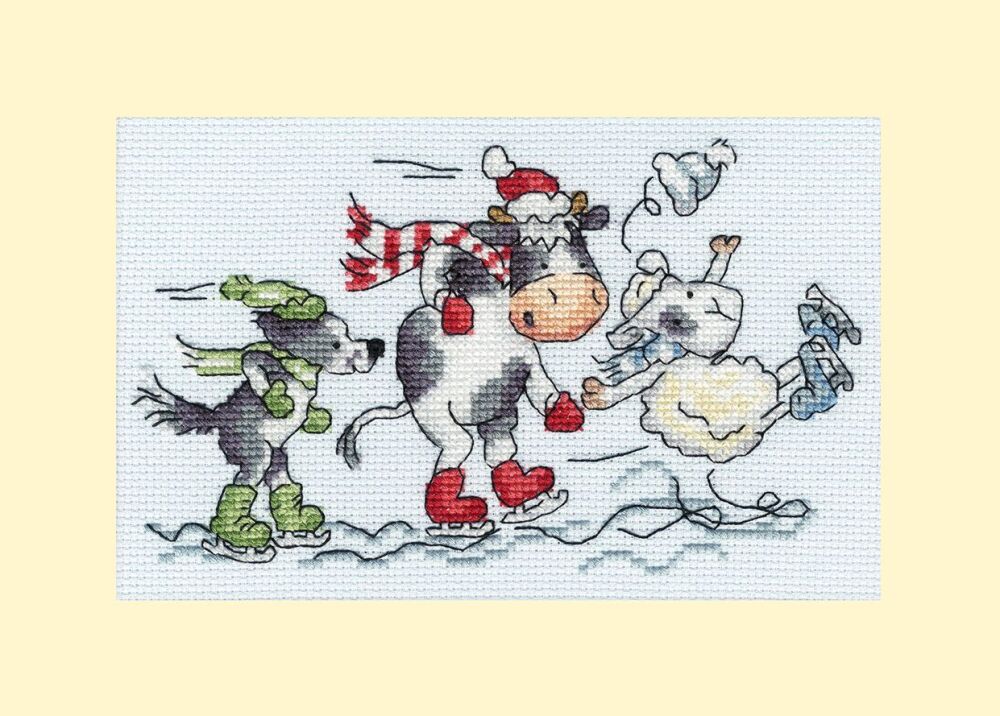 Almost, Nearly, Whoopsie! Cross Stitch Card - Bothy Threads