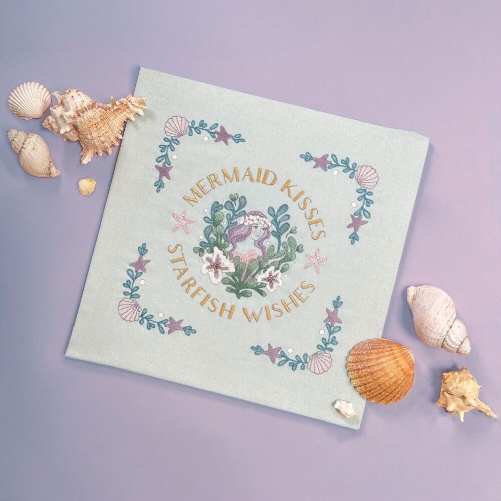 Mermaid Kisses Embroidery - Bothy Threads