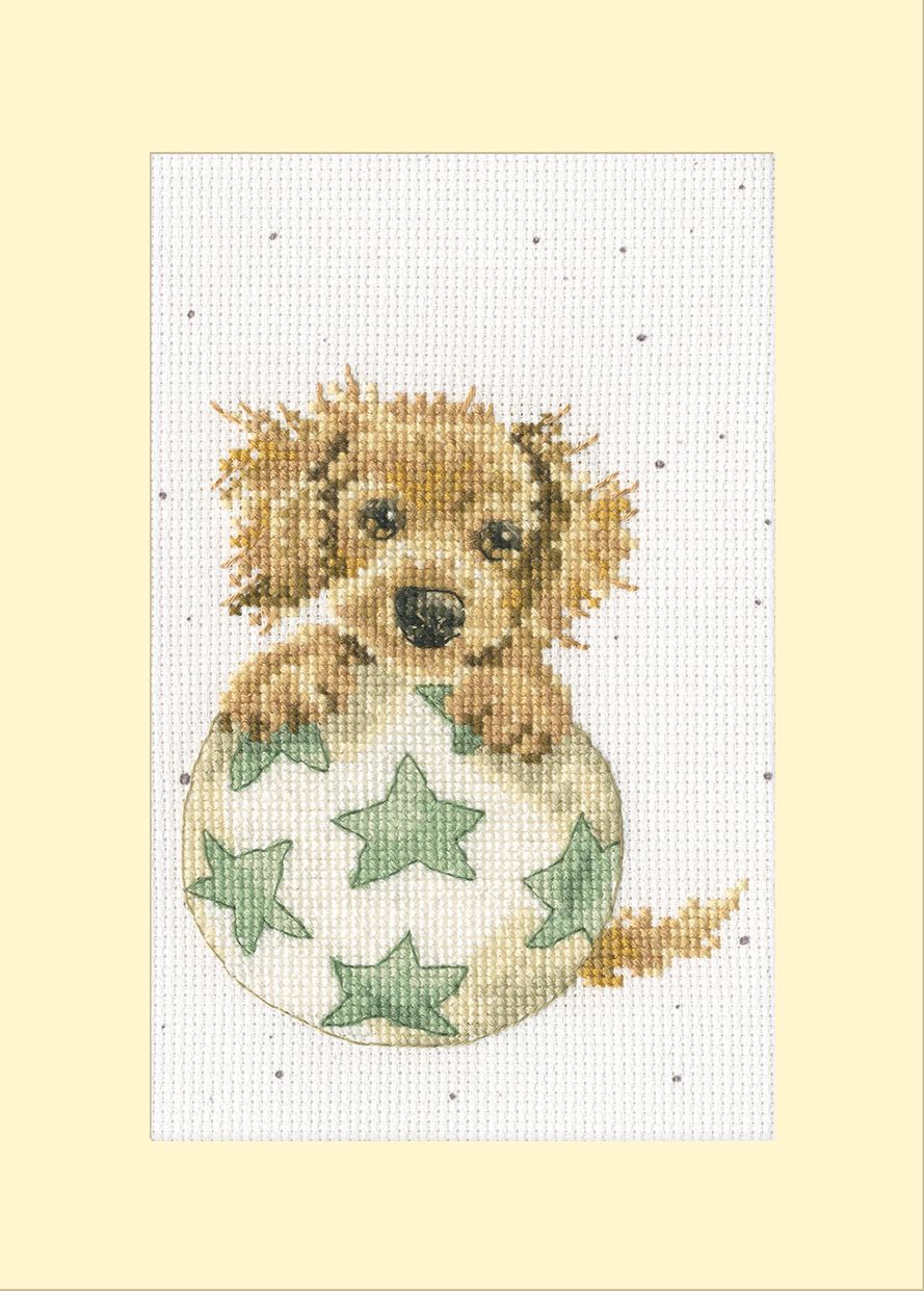 Bouncing Birthday - Greetings Cross Stitch Card