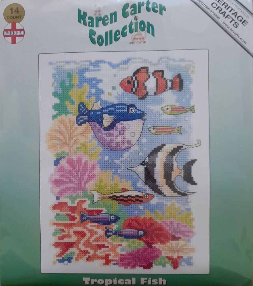 Tropical Fish Cross Stitch