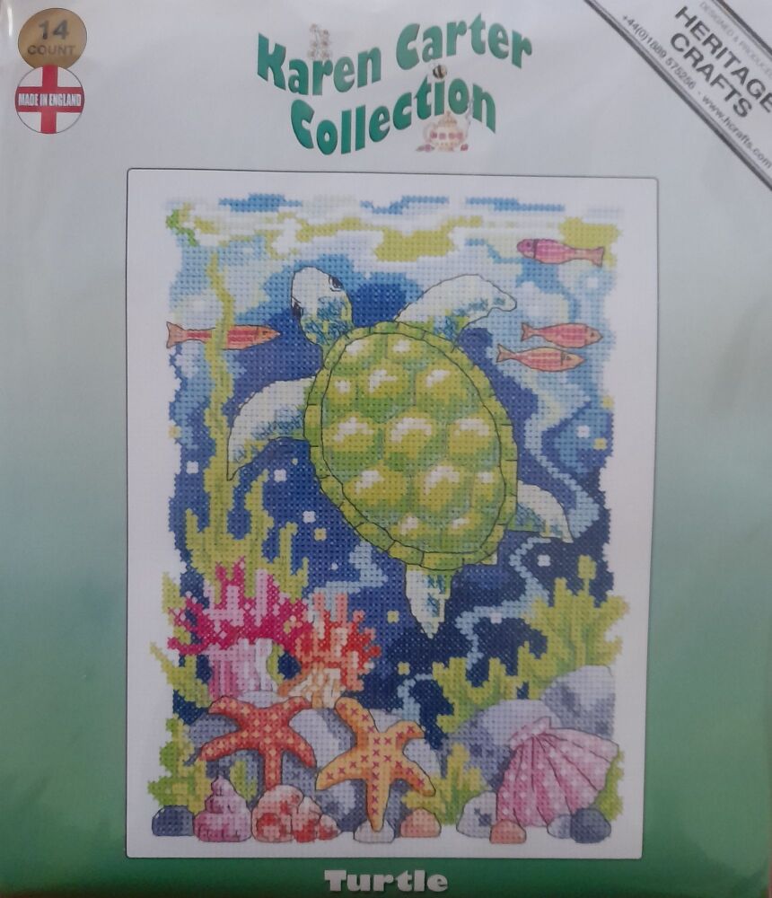 Turtle Cross Stitch - Heritage Crafts