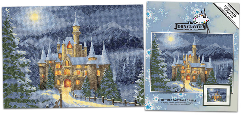 Christmas Fairytale Castle - John Clayton Cross Stitch