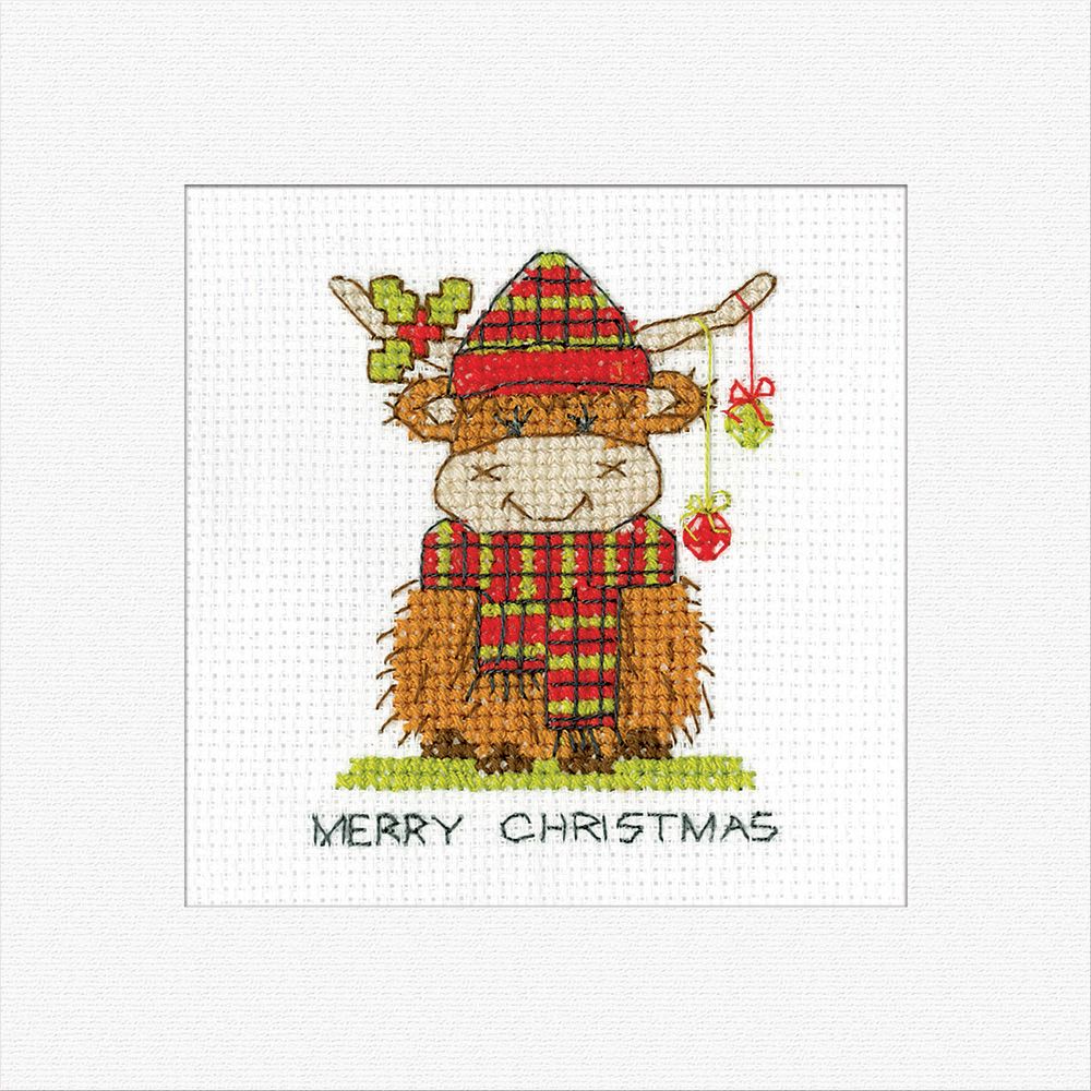 Highland Tartan Cross Stitch Card Kit