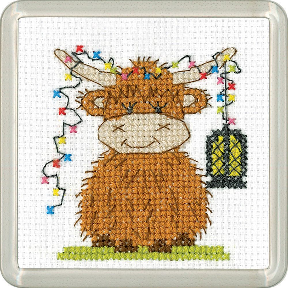 Highland Cow Lantern Coaster