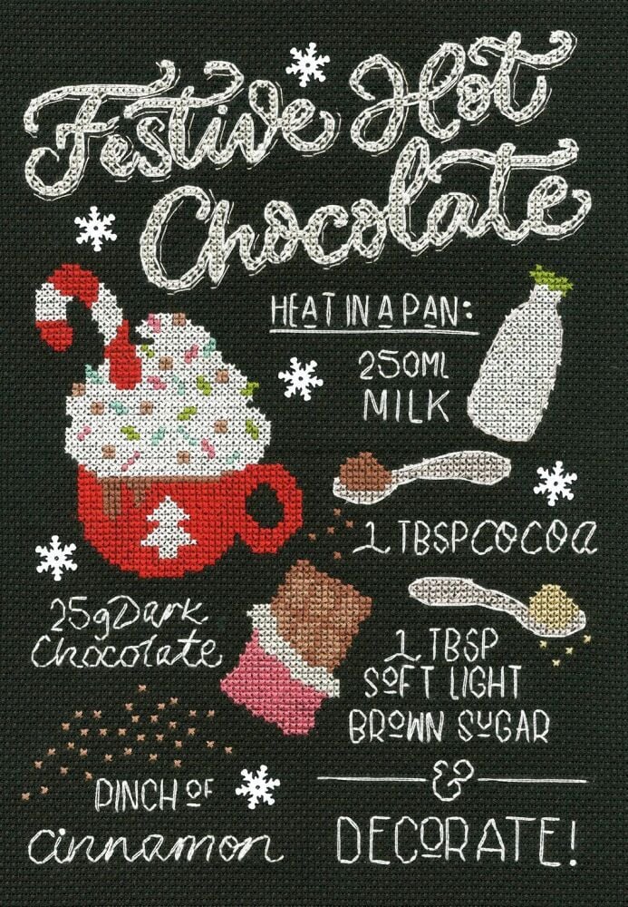 Festive Hot Chocolate - Bothy Threads Cross Stitch