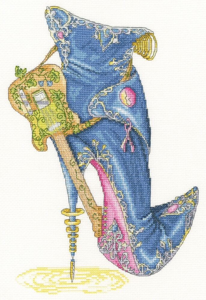 Blues and Sole - Sally King Cross Stitch