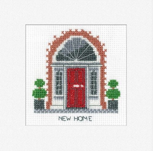 New Home Cross Stitch Card Kit