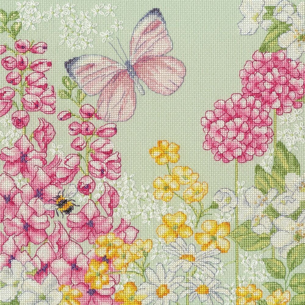 Quartz Meadow - Floral Cross Stitch