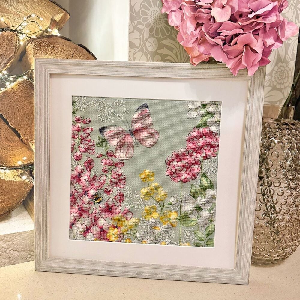 Quartz Meadow - Floral Cross Stitch