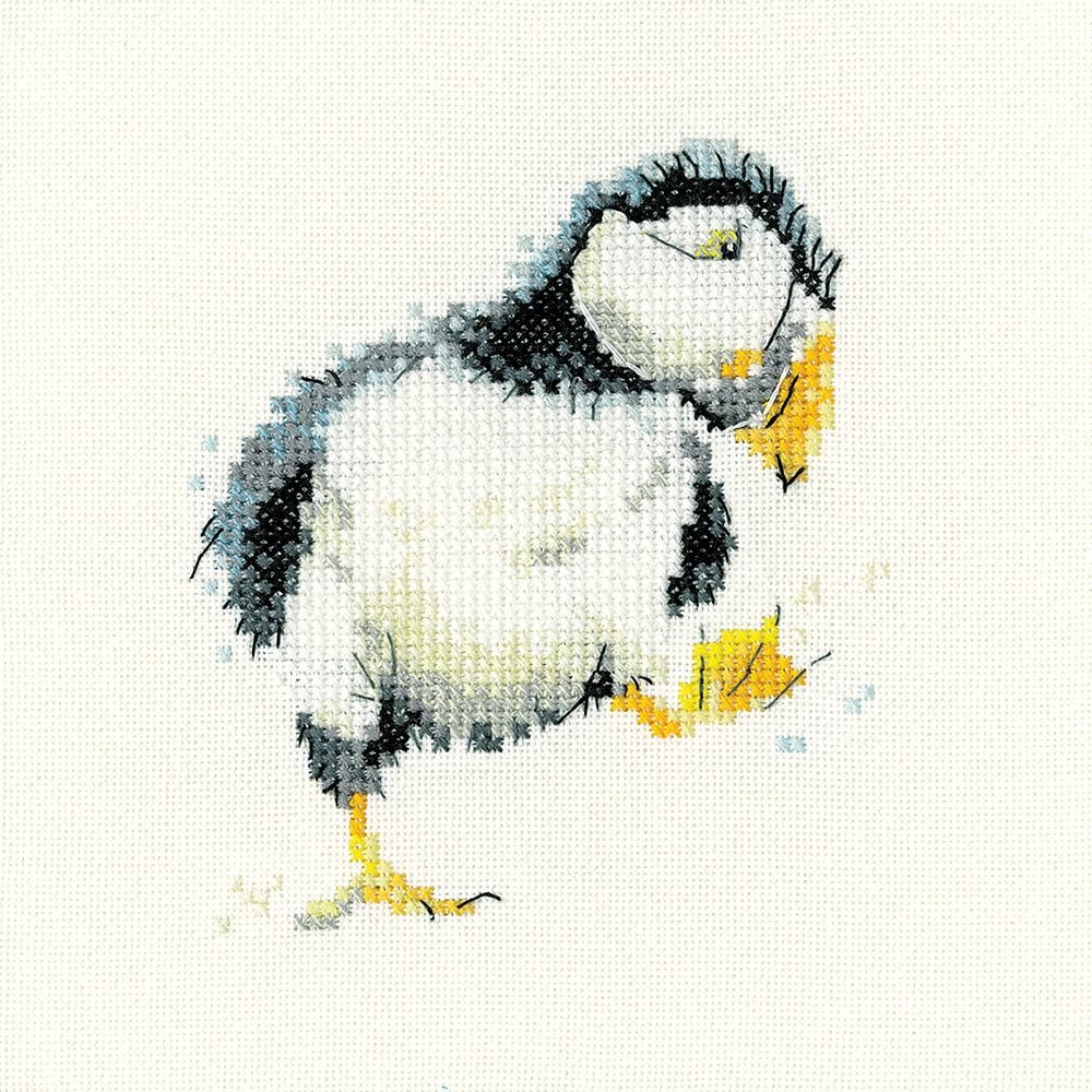 Pickle the Puffin - Sarah Reilly Cross Stitch