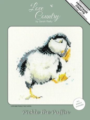 Pickle the Puffin - Sarah Reilly Cross Stitch